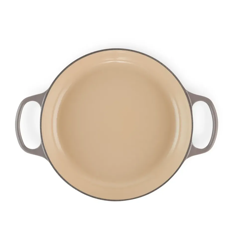 New Le Creuset Signature shallow casserole 3.5 l, Flint BlackGrey