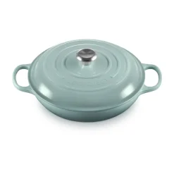 Clearance Le Creuset Signature shallow casserole 3.5 l, Sea Salt Blue
