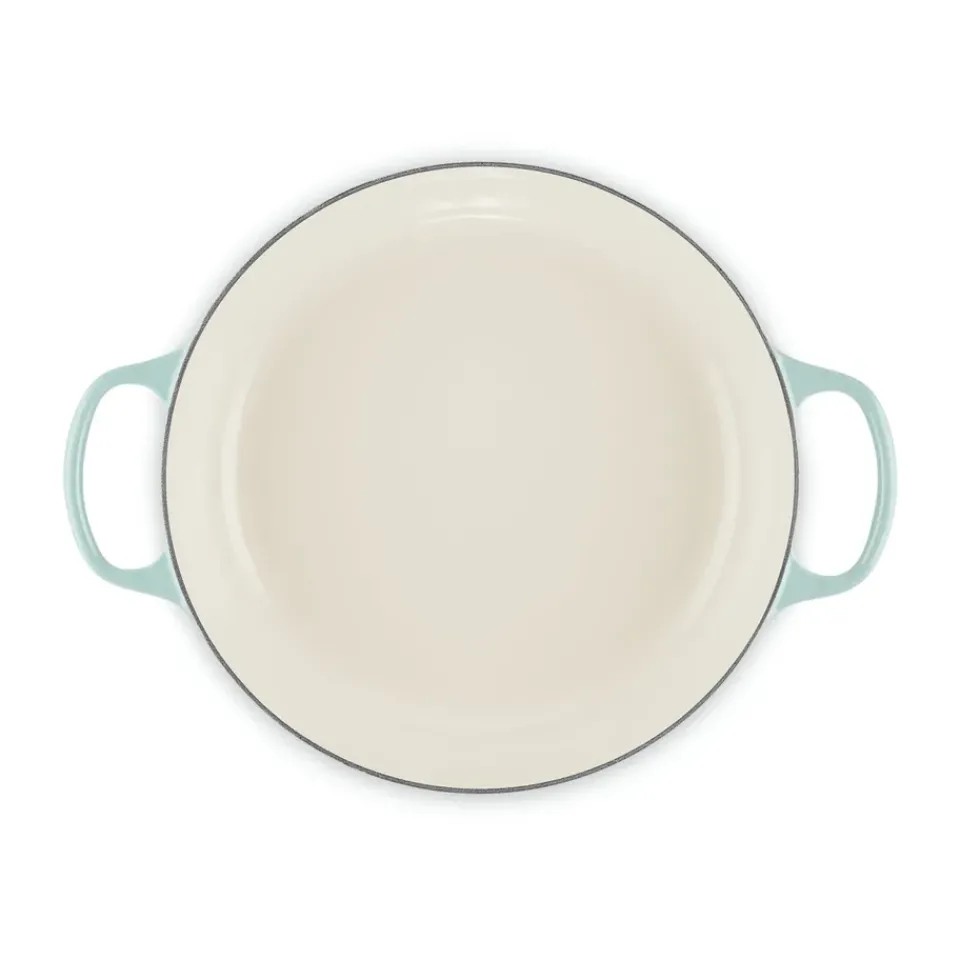 Clearance Le Creuset Signature shallow casserole 3.5 l, Sea Salt Blue