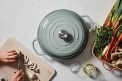 Clearance Le Creuset Signature shallow casserole 3.5 l, Sea Salt Blue