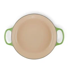 Cast Iron Casserole Pots^Le Creuset Signature shallow casserole 3.5 l, Bamboo Green