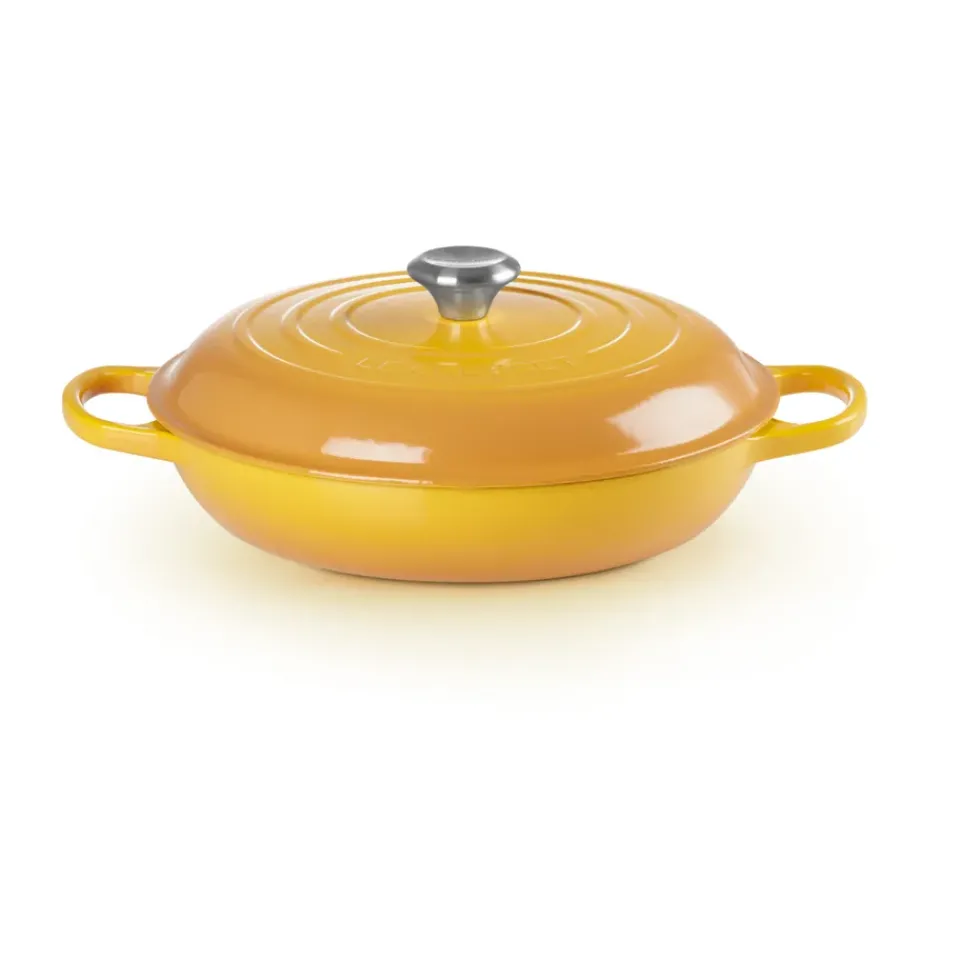 Sale Le Creuset Signature shallow casserole 3.5 l, Nectar YellowOrange