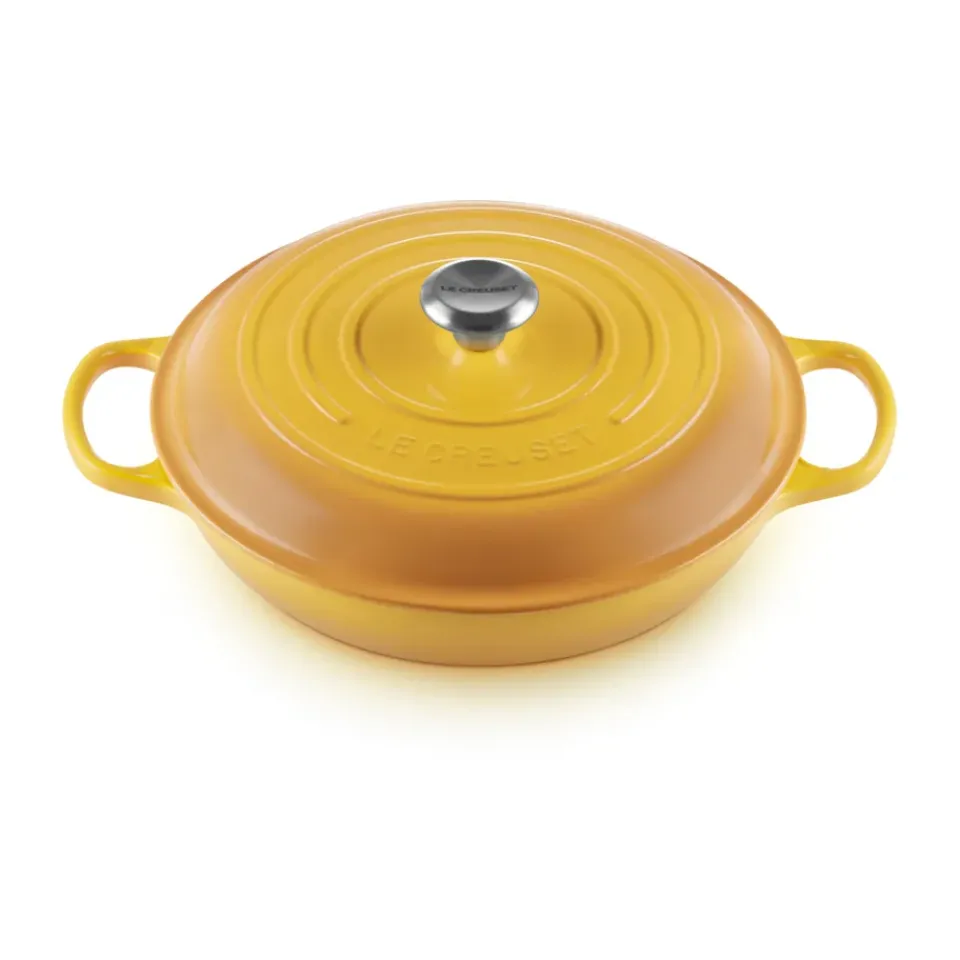 Sale Le Creuset Signature shallow casserole 3.5 l, Nectar YellowOrange