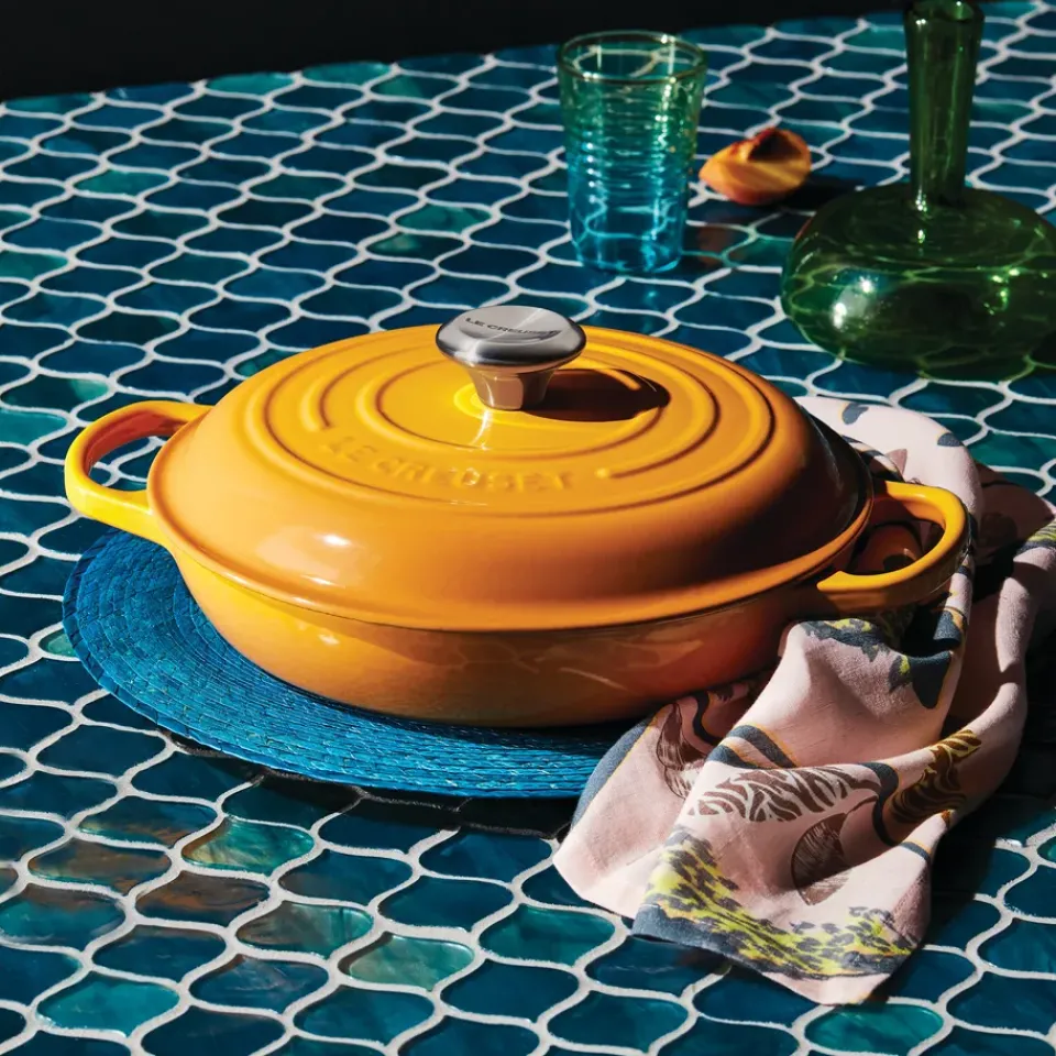 Sale Le Creuset Signature shallow casserole 3.5 l, Nectar YellowOrange
