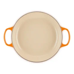 Cast Iron Casserole Pots^Le Creuset Signature shallow casserole 3.5 l, Volcanic Orange