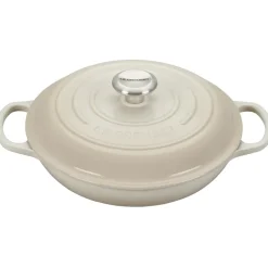 Sale Le Creuset Signature shallow casserole 3.5 l, Meringue Beige