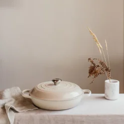 Sale Le Creuset Signature shallow casserole 3.5 l, Meringue Beige
