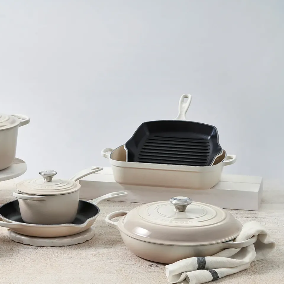 Sale Le Creuset Signature shallow casserole 3.5 l, Meringue Beige