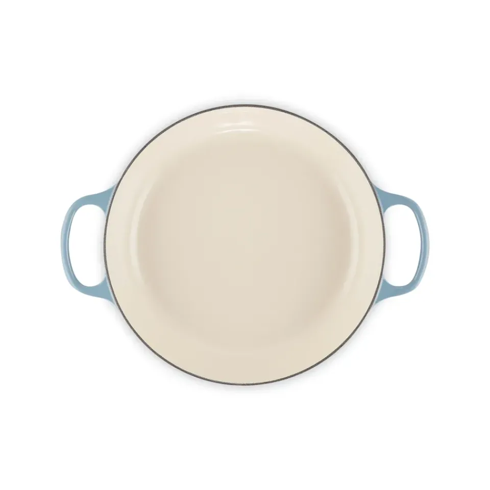 Cast Iron Casserole Pots|Cooking Pots & Casserole Dishes^Le Creuset Signature shallow casserole 3.5 l, Chambray Blue