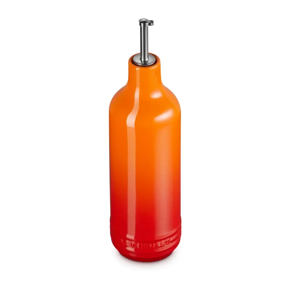 Bottles, Pourers & Drizzlers^Le Creuset Signature stoneware oil bottle 0.6 L, Volcanic Orange