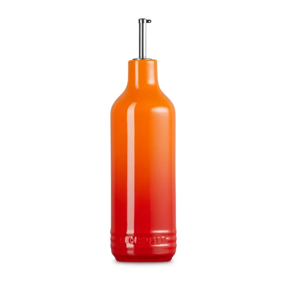 Bottles, Pourers & Drizzlers^Le Creuset Signature stoneware oil bottle 0.6 L, Volcanic Orange
