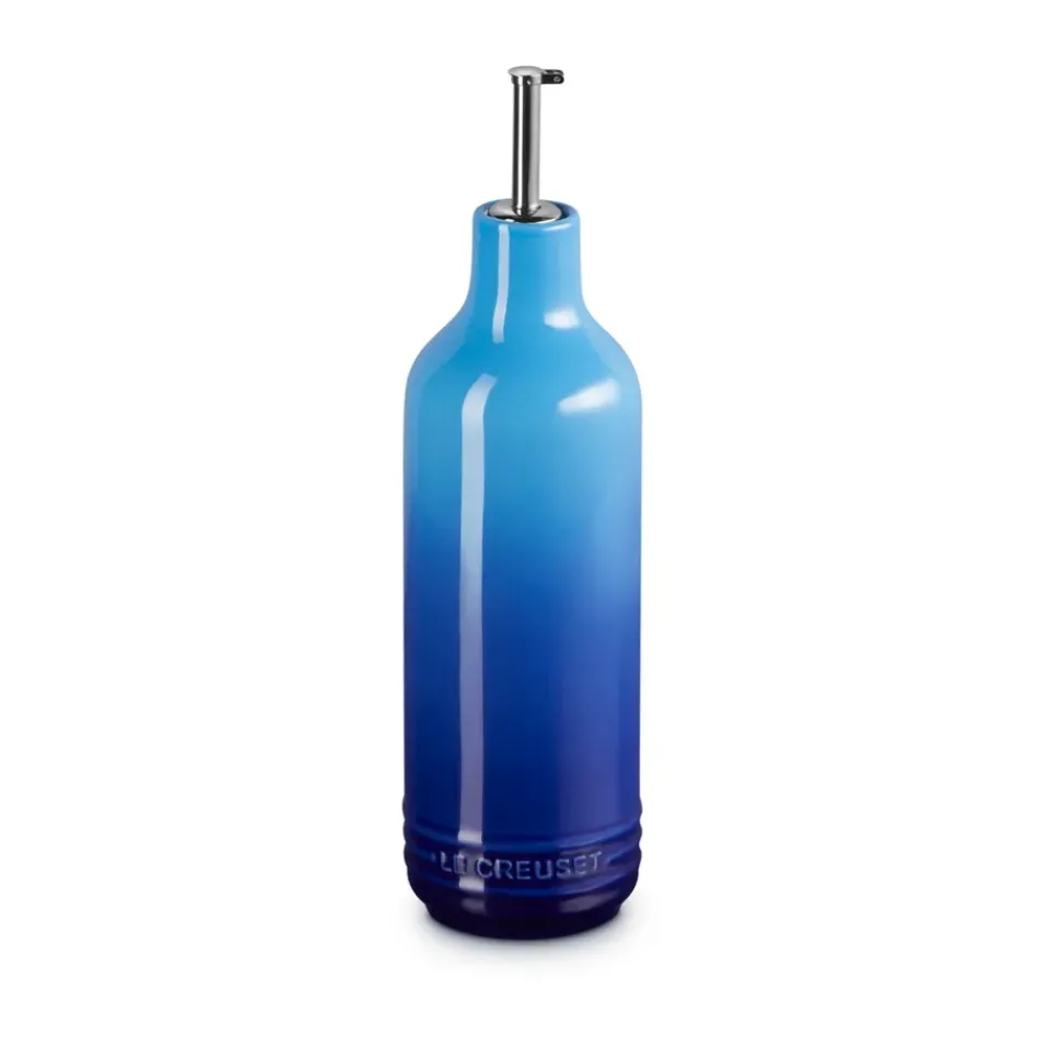 Clearance Le Creuset Signature stoneware oil bottle 0.6 L, Azure Blue