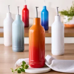 Clearance Le Creuset Signature stoneware oil bottle 0.6 L, Azure Blue