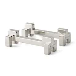 Best KLONG Signe cutlery holder 2-pack, Nickel Silver-coloured
