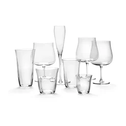 New Serax Silhouette double espresso glass 11 cl 4-pack, Clear Transparent