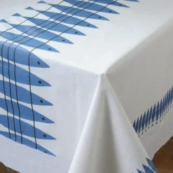 Almedahls Sill oilcloth 145x220 cm, Blue