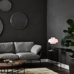 Round Mirrors^&Tradition Sillon SH4 mirror, Chrome Silver-coloured