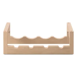 Online Massproductions Silo stapelbart wine rack, Oiled ash Beige