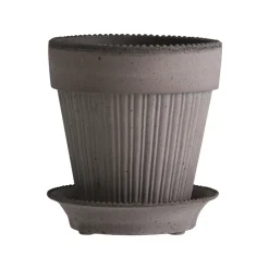 Hot Bergs Potter Simona flower pot Ø18 cm, Grey