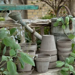 Hot Bergs Potter Simona flower pot Ø18 cm, Grey