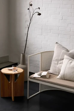 Best Kristina Dam Studio Simple stool Ø36 cm, Warm lacquered oak Beige