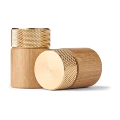 Salt & Pepper Shakers^Gejst Sina salt and pepper mill 6 cm, Oak-brass Beige