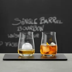 Whiskey & Cognac Glasses|Long Drink & Highball Glasses^Spiegelau Single Barrel Bourbon glass, 2-pack, clear Transparent