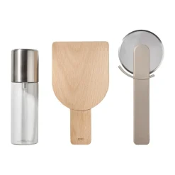 Pizza Cutters^Zone Denmark Singles Pizza Set 3 Pieces, Soft taupe Brown