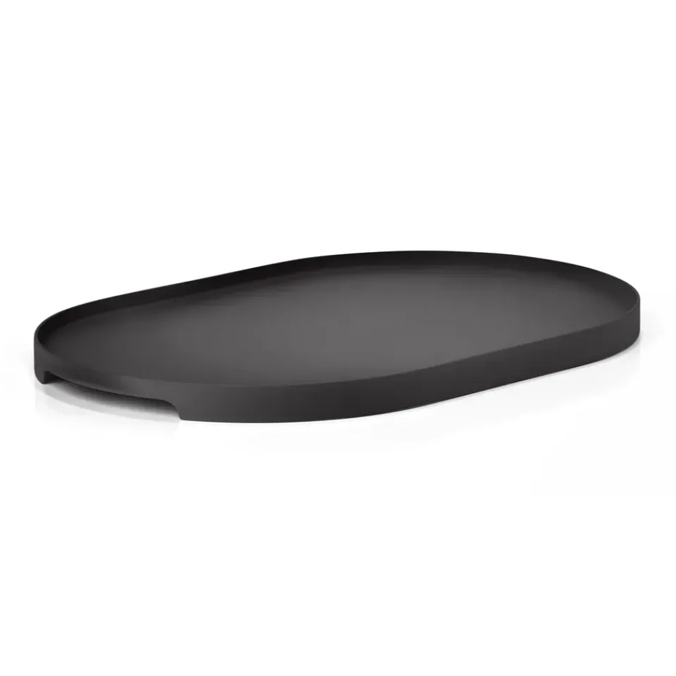 Trays^Zone Denmark Singles tray oval 23x35 cm, Black
