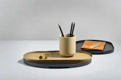 Trays^Zone Denmark Singles tray oval 23x35 cm, Black