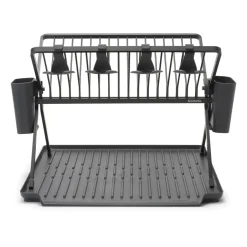 Dish Drainers^Brabantia Sinkside collapsible dish rack51 cm, Dark Grey