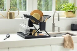 Dish Drainers^Brabantia Sinkside collapsible dish rack51 cm, Dark Grey