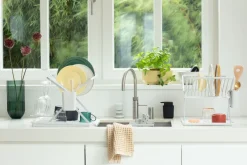 New Brabantia Sinkside collapsible dish rack37 cm, Light Grey
