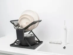 Brabantia Sinkside collapsible dish rack37 cm, Dark Grey