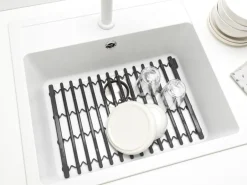 Other Washing & Cleaning Accessories^Brabantia Sinkside dish rack 30x30 cm, Dark Grey