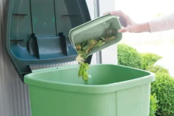 Discount Brabantia Sinkside food waste bin 13x22 cm, Jade Green