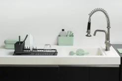 Dishcloths & Brushes^Brabantia Sinkside sponge microfiber 3-pack, Jade green Multi
