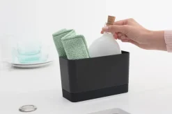 Dishcloths & Brushes^Brabantia Sinkside sponge microfiber 3-pack, Jade green Multi