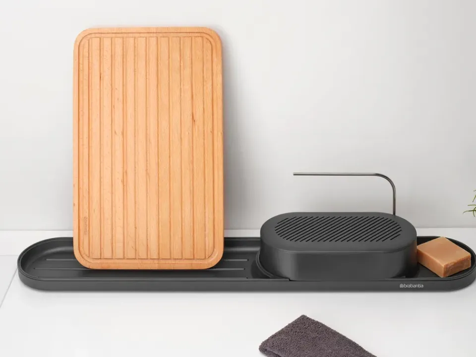 Other Washing & Cleaning Accessories^Brabantia SinkStyle sink organiser set 2 pieces, Mineral Infinite Grey