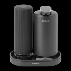 Brabantia SinkStyle soap dispenser/washing liquid set, Mineral Infinite Grey