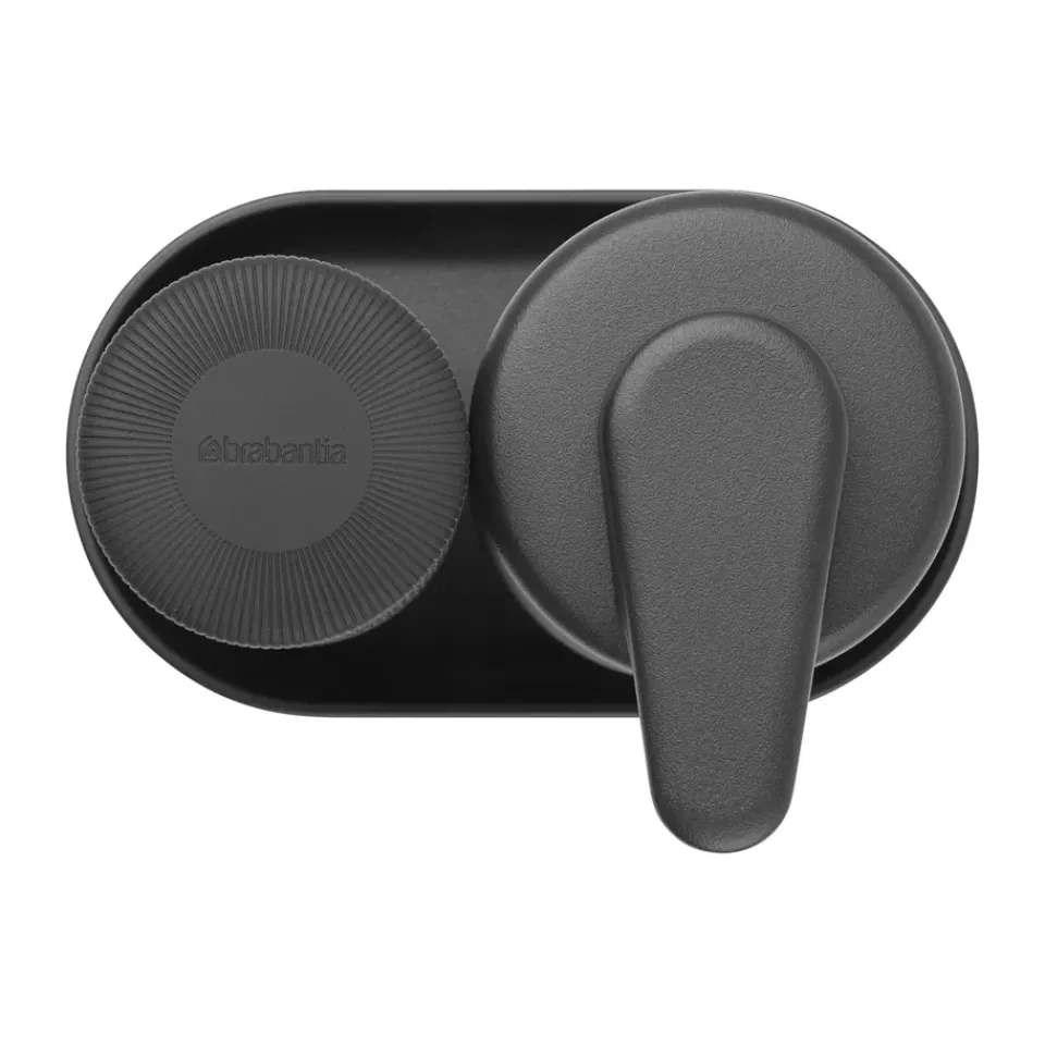Brabantia SinkStyle soap dispenser/washing liquid set, Mineral Infinite Grey