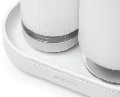 Outlet Brabantia SinkStyle soap dispenser/washing liquid set, Mineral Fresh White