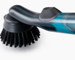 Outlet Joseph Joseph Sinktech dish brush with replacement head, Clear Grey