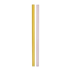 Wine & Barware^Kosta Boda Sipsavor straws 200 mm 2-pack, Pink-yellow PinkYellow