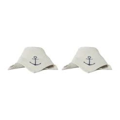 Hot Boel & Jan Sjösala cotton napkin 40x40 cm 2-pack, Beige