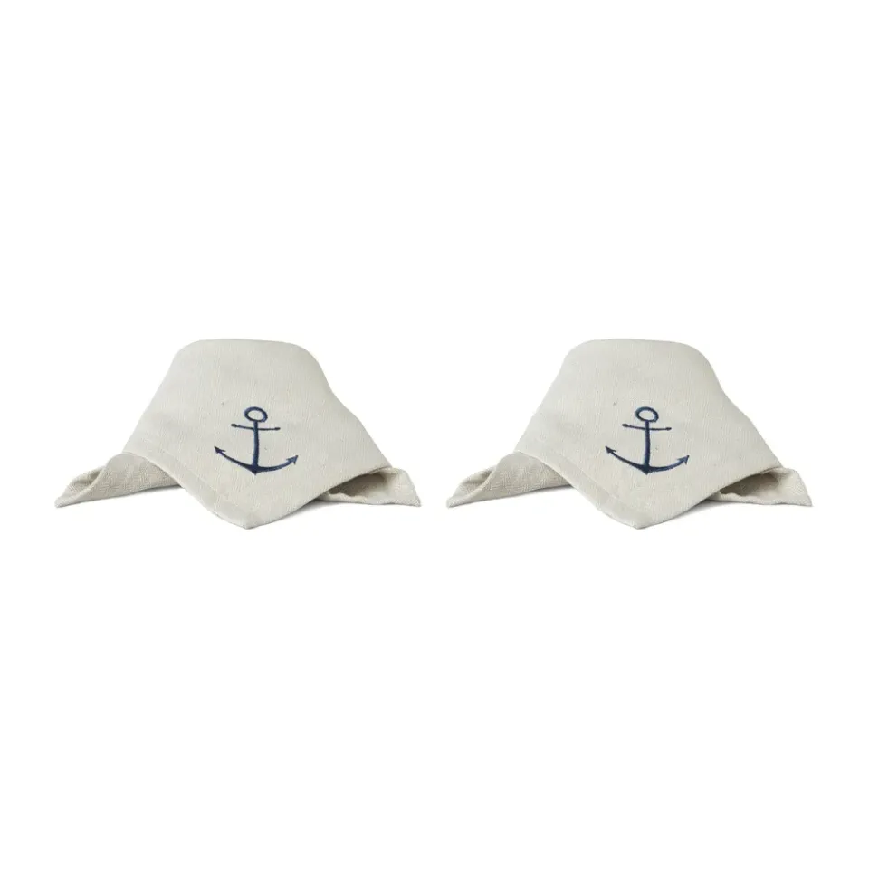 Hot Boel & Jan Sjösala cotton napkin 40x40 cm 2-pack, Beige