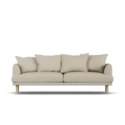 1898 Sjövik sofa, Bern 0341-white-oiled oak, 3-seater Beige