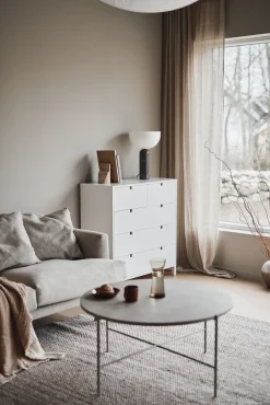 1898 Sjövik sofa, Bern 0341-white-oiled oak, 2,5-seater Beige