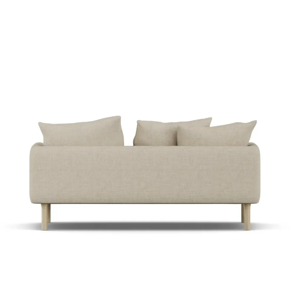1898 Sjövik sofa, Bern 0341-white-oiled oak, 2,5-seater Beige