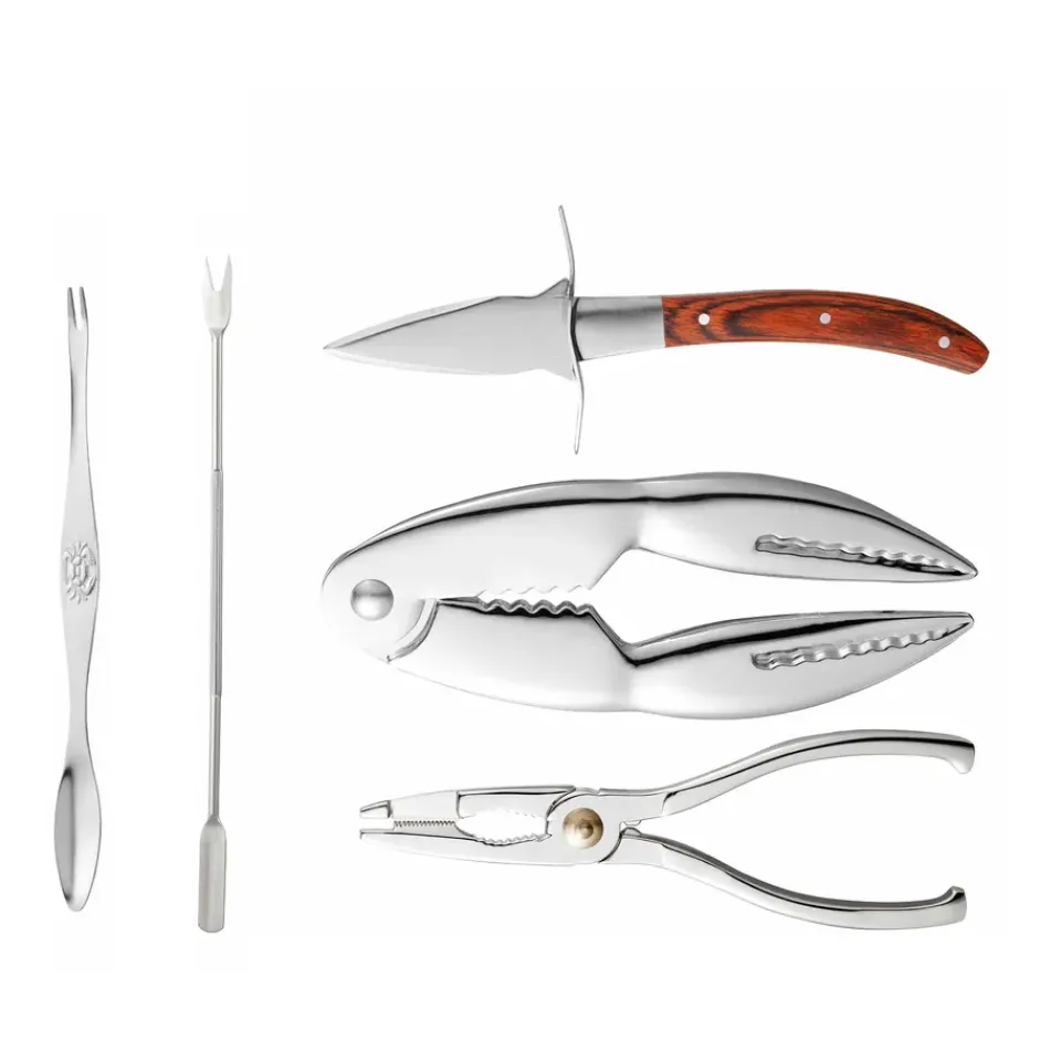 Cutlery Sets^Dorre Skai sea food set 15 pieces, Stainless steel Silver-coloured